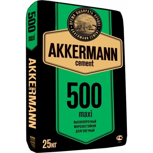 Купить Цемент AKKERMANN М500 (Углегорский) 50 кг в Аксае